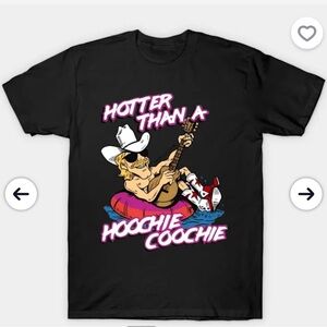Black Graphic Tee - Hoochie Coochie Design